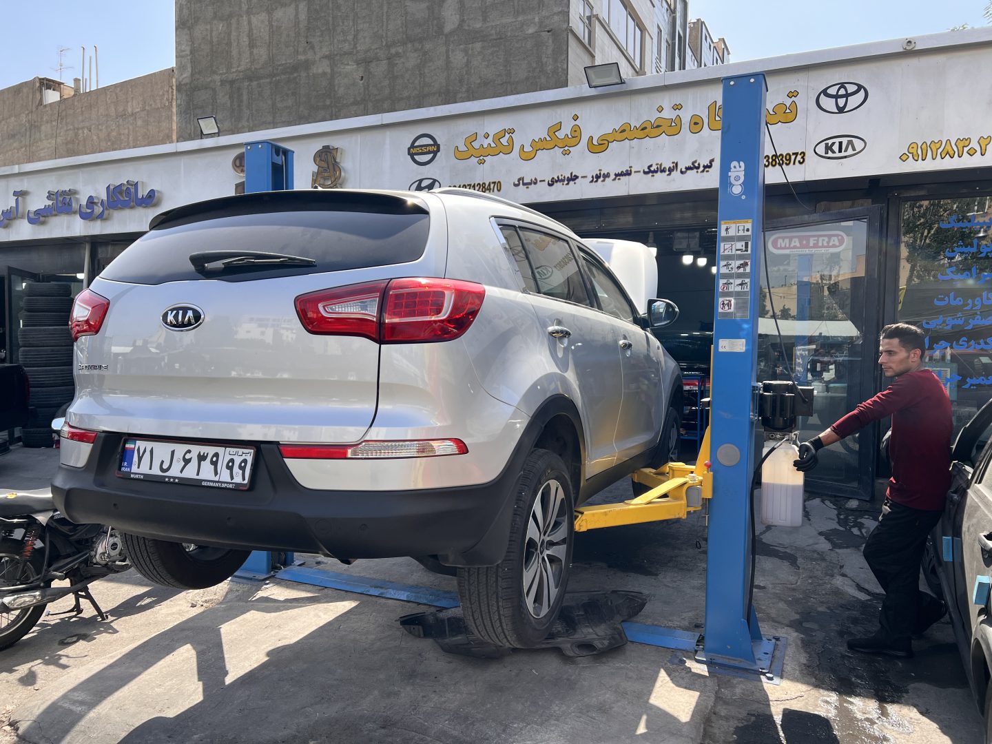 مشکلات گیربکس کیا اسپورتیج