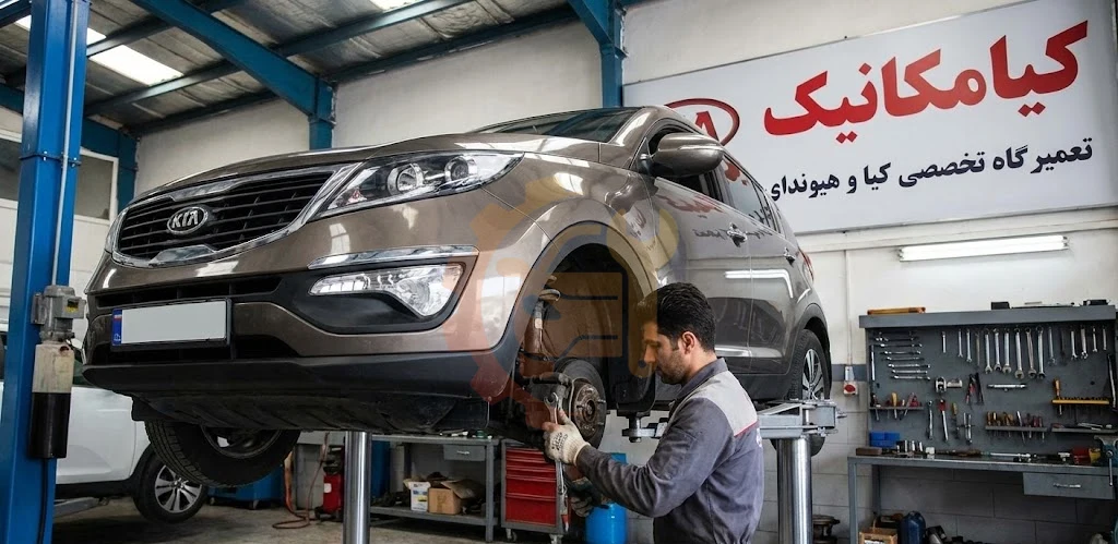 تعمیر جلوبندی اسپورتیج